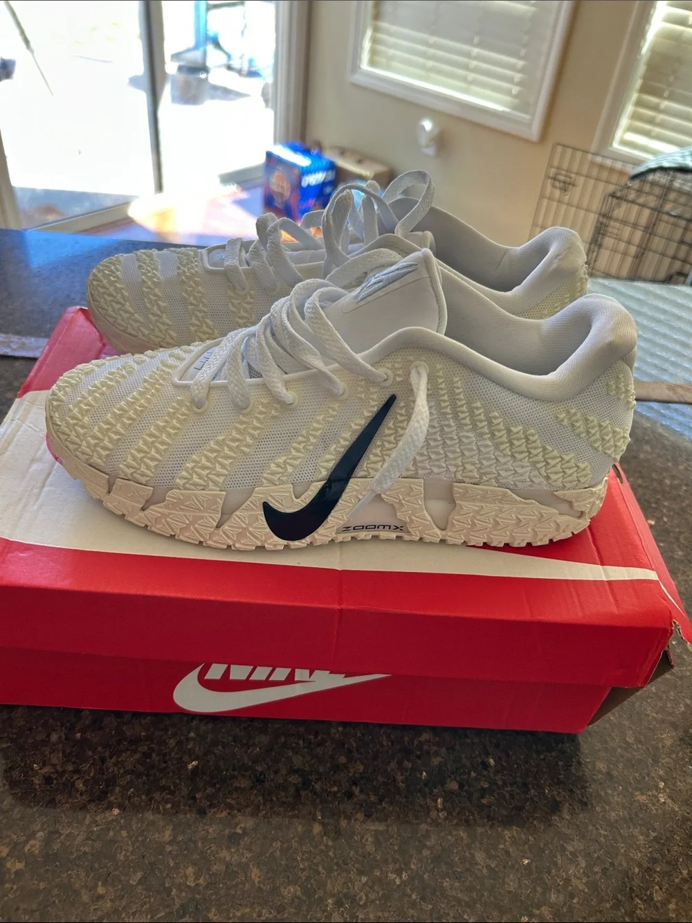 Nike JA Morant 3 White and Black Sneakers